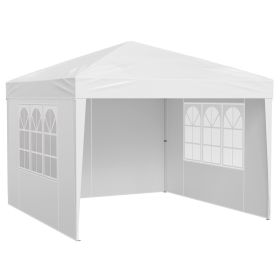 VEVOR Pop Up Canopy 10 x 10 FT Pop Up Gazebo Tent with 3 Sidewalls & 2 Windows