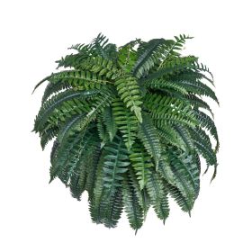 Artificial Boston Ferns Large Plastic Fern 88 Branches Indoor Outdoor Decor