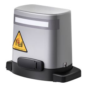 280W Solar Gate Opener 1799lbs Electric Gate Opener Chain Drive 2 Remotes