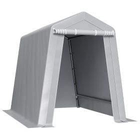 Outdoor Storage Shelter Shed 6x8 ft Waterproof Portable Canopy Carport Tent