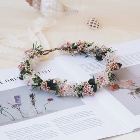 Baby Breath Crown, Dried Crown, Bride Crown, Wedding Crown, Daily Crown, Party Crown, Birthday Crown (Option: Adilt)