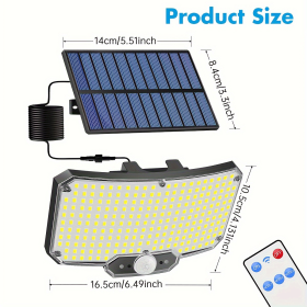 234 LED Outdoor Solar Motion Sensor Light (Option: 1pcs)